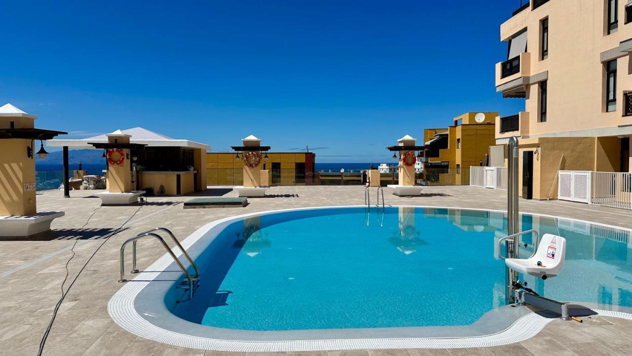 Sunset Apart, Large Terrace, Pool, Best Location! Puerto de Santiago  Exteriér fotografie